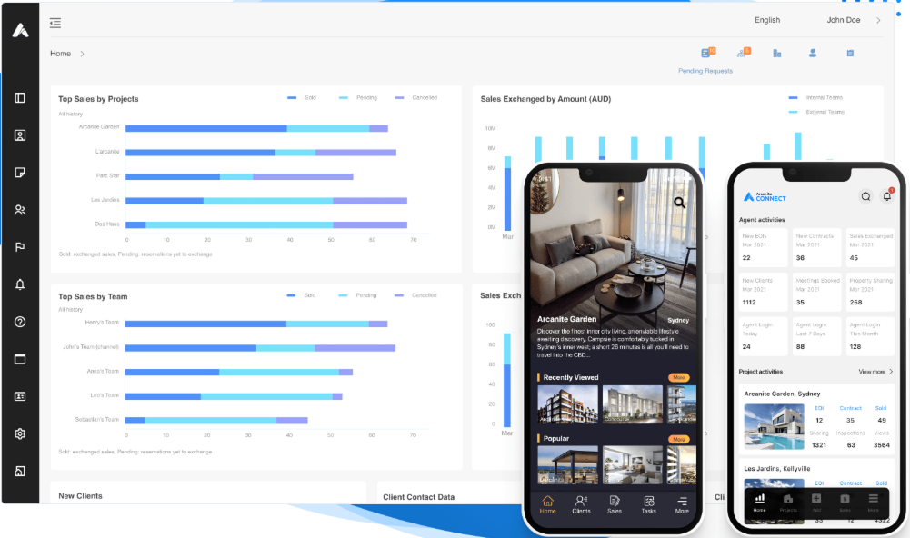 Arcanite.ai Dashboard Preview
